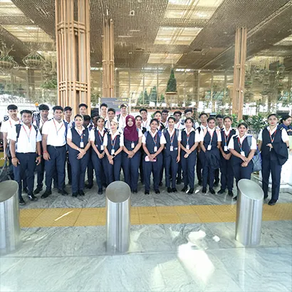 Airport vist and training in 1st semester